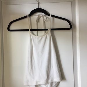white brandy melville halter top